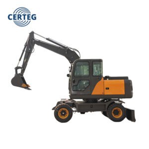 CT80W 8 Ton Wheeled Excavator | Mobile Hydraulic Digger for Sale