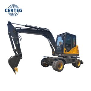 High-Performance CT40W 4 Ton Wheeled Excavator