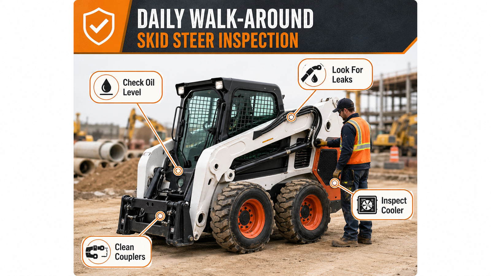 Skid Steer Hydraulic Maintenance Guide For Maximum Uptime | Certeg Machiney